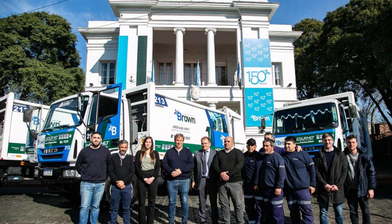 El Municipio presentó camiones de última generación para la recolección de residuos