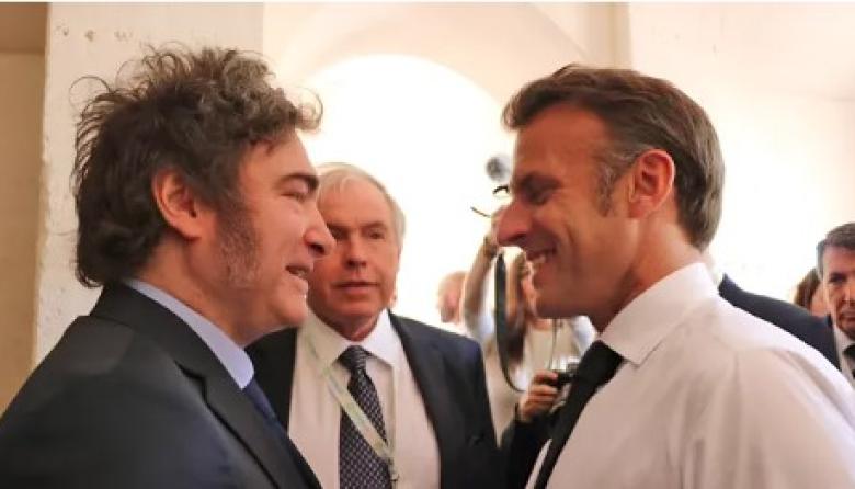 Luego de las disculpas por el tuit de Victoria Villarruel, Javier Milei se reunirá con Emmanuel Macron en París